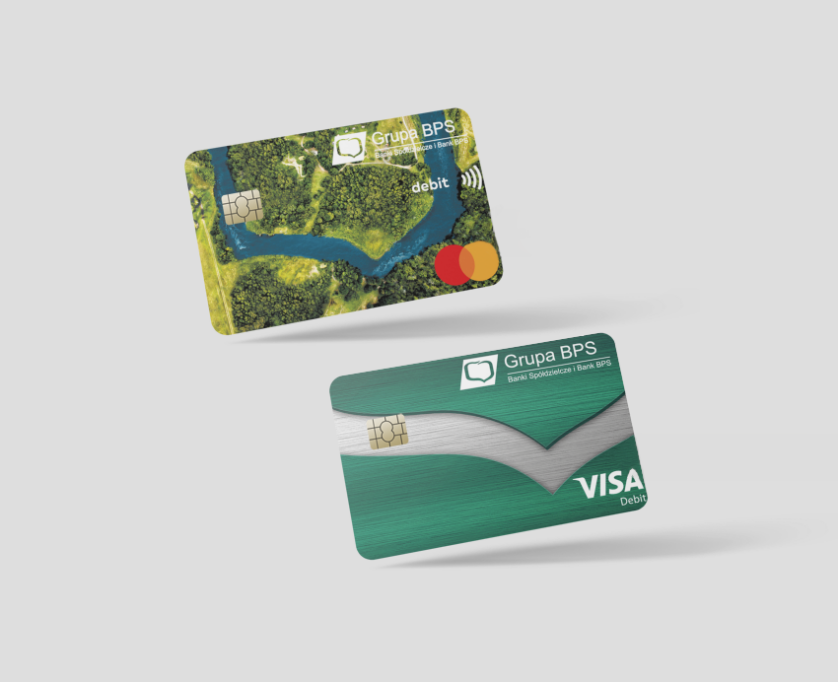 Karta debetowa VISA oraz MasterCard